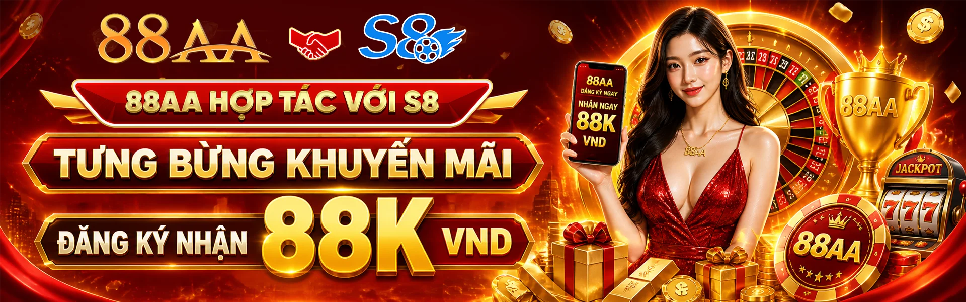88AA khuyến mãi đăng ký tặng 88k
